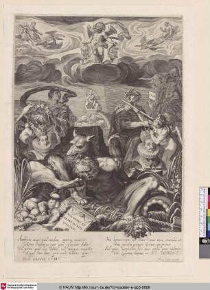 [Allegorie auf die Vermählung des Kaisers Ferdinand mit Eleonora von Mantua]