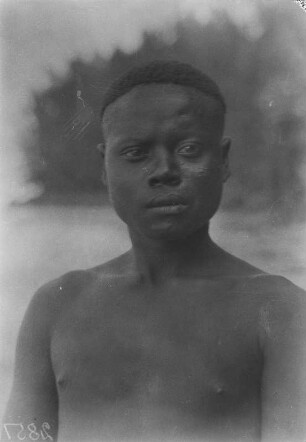Mann der Onge (Deutsche Indien-Expedition 1926/1929 - 4. Andamanen)