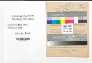 Entnazifizierung Erwin Niebuhr , geb. 05.05.1909 (Polizist)