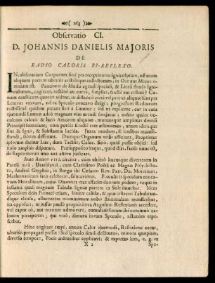 D. Johannis Danielis Majoris