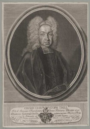 Bildnis des Iohann Christoph Thill