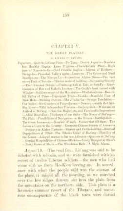 Chapter V. The Great Plateau