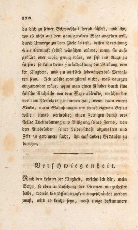 Verschwiegenheit