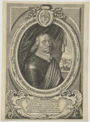Bildnis des Friderich Wilhelm, Hertzog zu Sachsen, Jülich, Clev und Berg