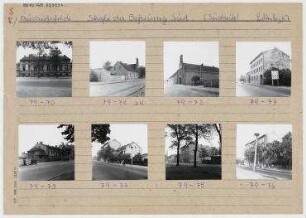 Straßenansichten. Berlin, Lichtenberg, Friedrichsfelde, südlich der Straße der Befreiung (seit 1992 Alt-Friedrichsfelde)/Einbecker Straße