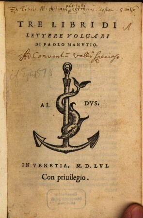 Tre libri di lettere volgari