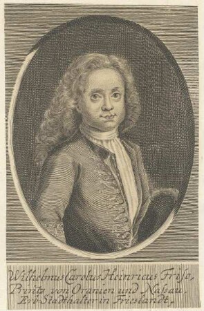Bildnis von Wilhemus Carolus Heinricus Friso, Prinz von Oranien und Nassau