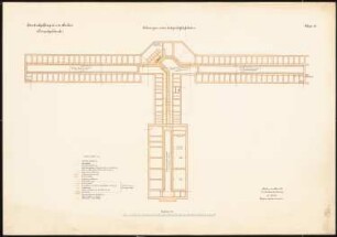 Zentralgefängnis, Mühlenweg, Stuhm Hauptgebäude: Leitungen unter Erdgeschossfußboden 1:150