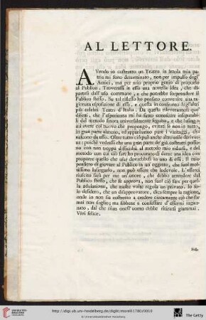 Al lettore