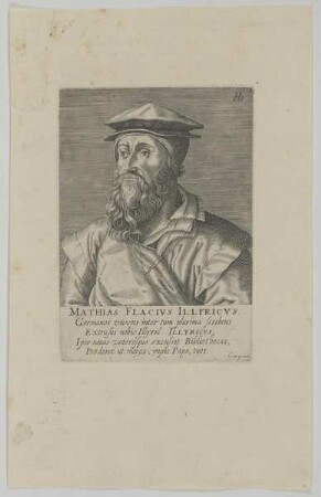 Bildnis des Mathias Flacivs Illyricus