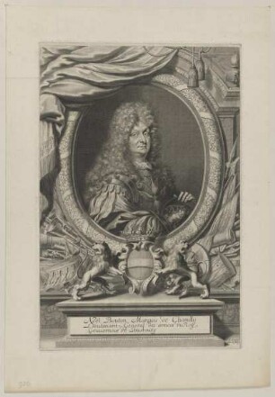 Bildnis Noël Bouton Marquis de Chamilly
