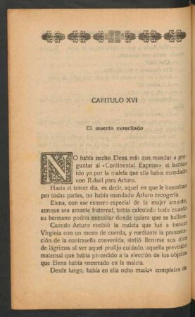 Capítulo XVI - El muerto resucitado