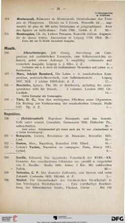 31-34 Napoléon (Nr.320-356)