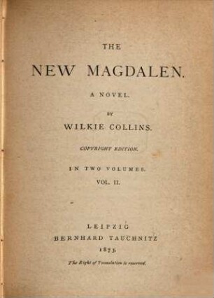 The new Magdalen : a novel, 2