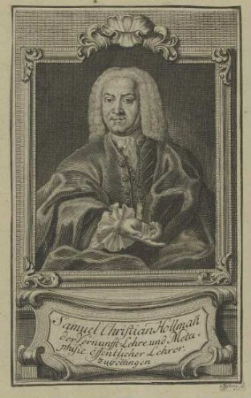 Bildnis des Samuel Christian Hollmann