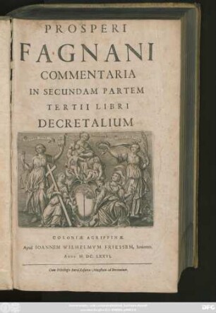 5: Commentaria In Secundam Partem Tertii Libri Decretalium