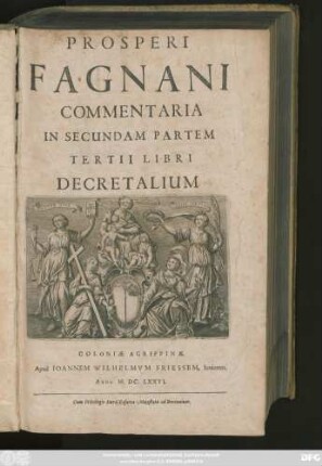 5: Commentaria In Secundam Partem Tertii Libri Decretalium