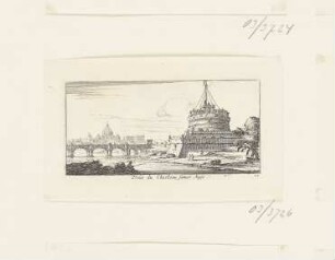 Veüe de Chasteau sainct Ange, Blatt 10 der Folge "Recueil de veue de plusieurs edifices"
