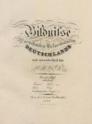 H. 2: Manuel, Kolb, Farel, Viret , Oecolampadius, Meyer