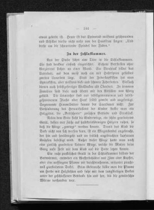 In der Schlafkammer.