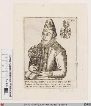 Bildnis Matthaeus Flaccus (eig. Fleck)