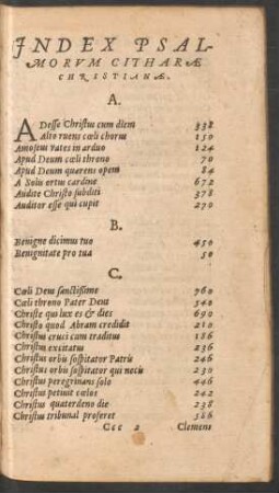 Index Psalmorum ...