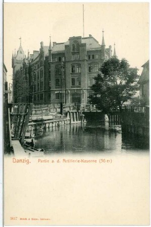 Danzig. Partie an der Artilleriekaserne (36er)