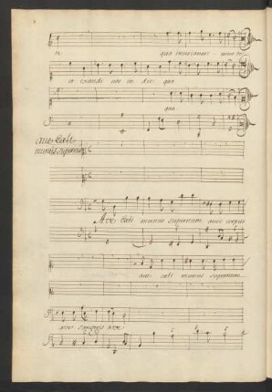 Ave caeli munus supernum; V (3), bc; g-Moll; LWV 77-2