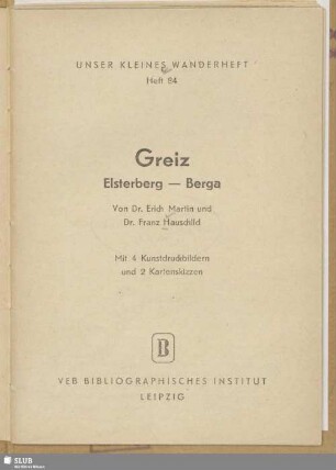Greiz : Elsterberg, Berga