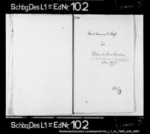 Schuldensachen der Erben des Hermann von Mengerßen betr. Loskündigung auf Haus Sachsenhagen