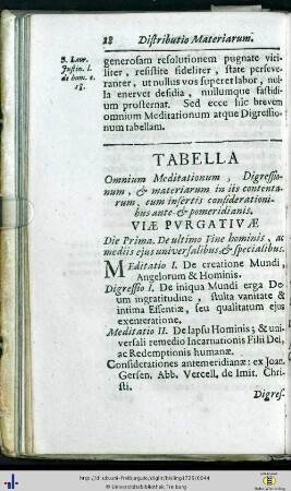 Distributio Materiarum