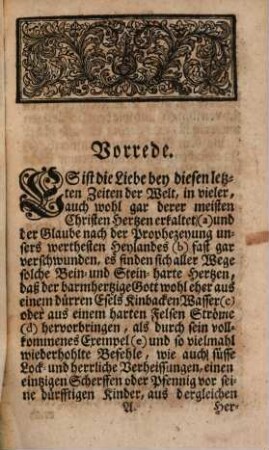 Eines Vornehmen Fürstlichen Raths Gedanken von Allmosen