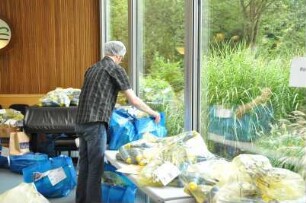 Packen der Brotboxen