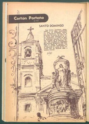 Santo Domingo : Cartón porteño