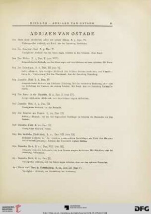 Adriaen van Ostade (Nr. 800-935)