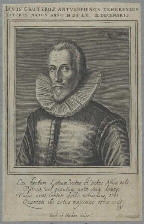 Bildnis des Ianus Gruterus