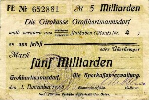 Fünf Milliarden Mark