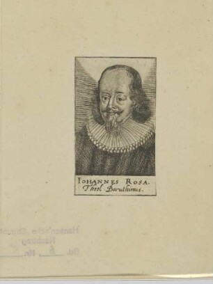 Bildnis des Iohannes Rosa