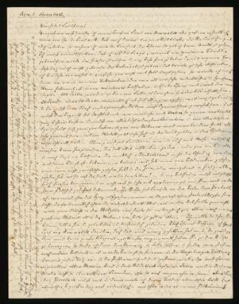 Brief von Karl Andreae an Amalie Hassenpflug