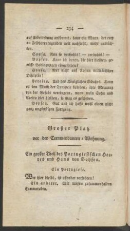 Großer Platz vor der Commendanten-Wohnung