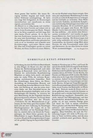 44: Kommunale Kunst-Förderung