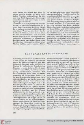 44: Kommunale Kunst-Förderung
