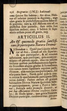 156-165, Articulus II. An et quomodo gratia ...