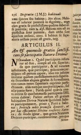 156-165, Articulus II. An et quomodo gratia ...