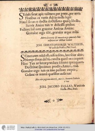 Widmungsgedicht