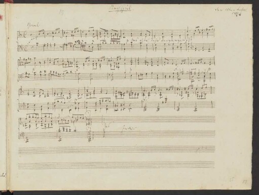 Nachspiel; pf; a-Moll; H 385/13
