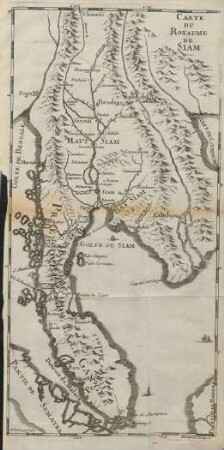 Carte du Royaume de Siam