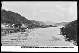 Sächsische Schweiz, Bad Schandau an der Elbe