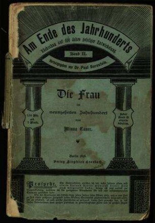 Die Frau im neunzehnten Jahrhundert