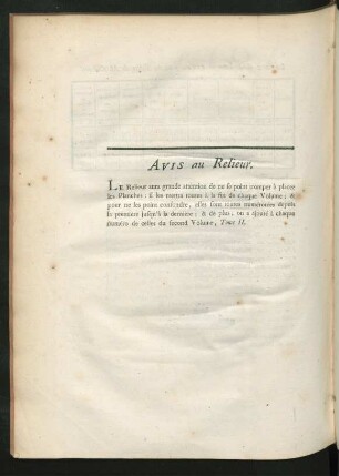 Avis au relieur